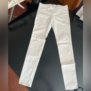 Uniqlo white jeans